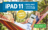 Werbeanzeige für Tablets in Kombination mit einem Abonnement der "WP". Angepriesen wird ein Apple iPad 11 für 35,99€ ohne zusätzliche Kosten zum Zeitungsabo.