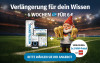 Text: Verlängerung für dein Wissen. 6 Wochen Zeitung für 6 € inkl. LEGO-Pokal