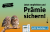 Werbebanner: 150 Euro Prämie für jede Empfehlung Ihrer Tageszeitung, um immer informiert zu sein. Jetzt bestellen.