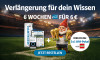 Text: Verlängerung für dein Wissen. 6 Wochen Zeitung für 6 € inkl. LEGO-Pokal