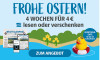 Frohe Ostern! 4 Wochen Ihre Zeitung für 4 € lesen oder verschenken, inkl. Quietscheente für die 44 schnellsten