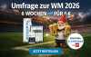 6 Wochen Zeitung für 6 € inkl. 3x1 WM-Pokal-Verlosung