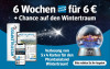 Werbebanner zeigt ein Angebot: Sechs Wochen WP für 6 Euro plus Chance auf Wintertraum im Phantasialand
