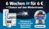 Werbebanner mit WP gedruckt und digital, Angebot 6 Wochen fur 6 Euro und Verlosung von Phantasialand Wintertraum Karten