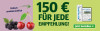 Anzeige für ein Zeitungsabonnement. Text: "150 € für jede Empfehlung!" und Button „Jetzt bestellen“.